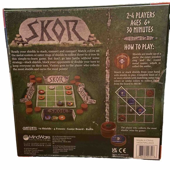 SKOR Game NIB Childrens Strategy Leads To Victory MINDWARE Games 2023 Ages 6+ - Picture 3 of 10